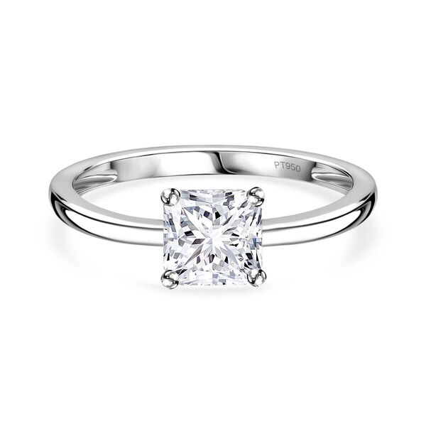 LUXURIANT IGI zertifizierter VS-D Labor Diamant Ring in 585 Weißgold - 1 ct. image number 0