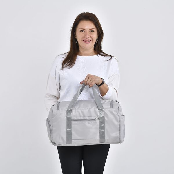 Reisetasche mit mehreren Fächern, Grau image number 3