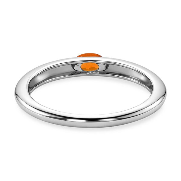 D'Joy AA Feueropal Ring 925 Silber rhodiniert (Gr&ouml;&szlig;e 17.00) ca. 0,15 ct image number 5