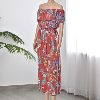 Maxikleid, Himmelblau