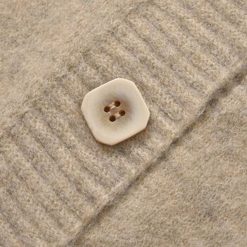 LA MAREY - Strickjacke mit Kn&ouml;pfen, beige