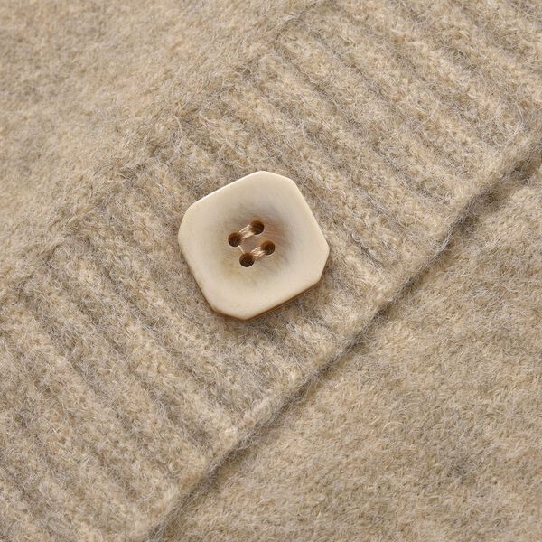 LA MAREY - Strickjacke mit Kn&ouml;pfen, beige image number 3