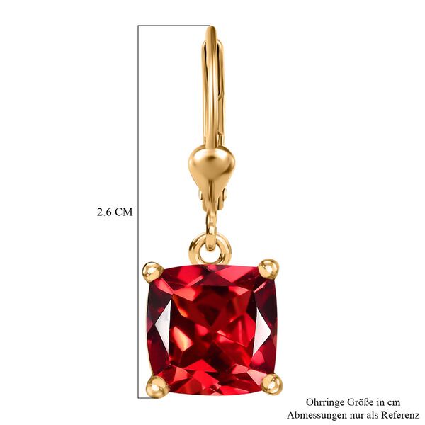 Labor Padparadscha Saphir Ohrringe - 9,72 ct. image number 6