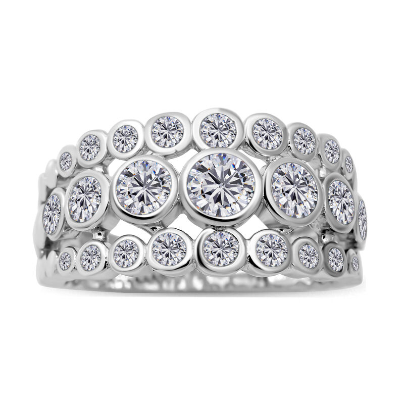 Lustro Stella - Weißer Zirkonia-Ring, 925 Silber rhodiniert  ca. 0,67 ct image number 0