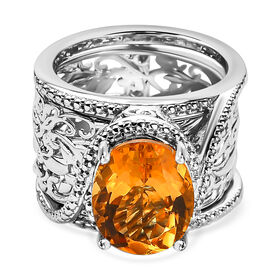 Citrin Cocktail Ring - 4,65 ct.