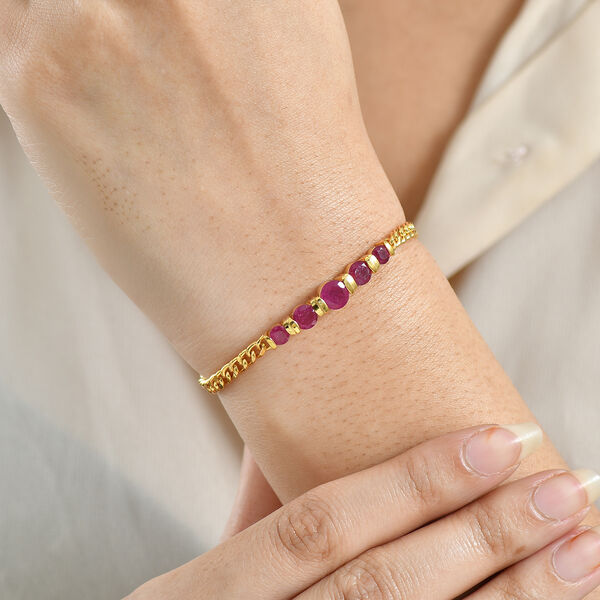 D'Joy afrikanisches Rubin 19cm Armband - 3,67 ct. image number 2