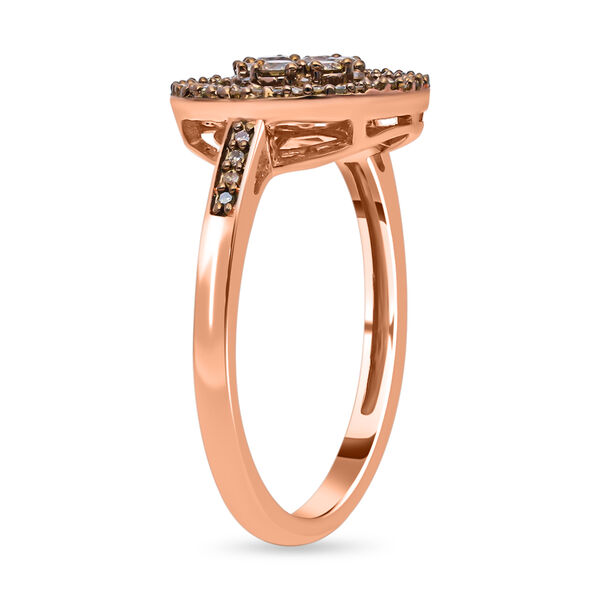 Nat&uuml;rlicher Champagner-Diamant-Ring - 1 ct. image number 4