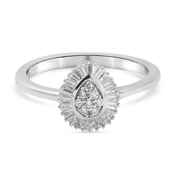 RHAPSODY - Diamant-Ring, VS E-F, 950 Platin  ca. 0,32 ct