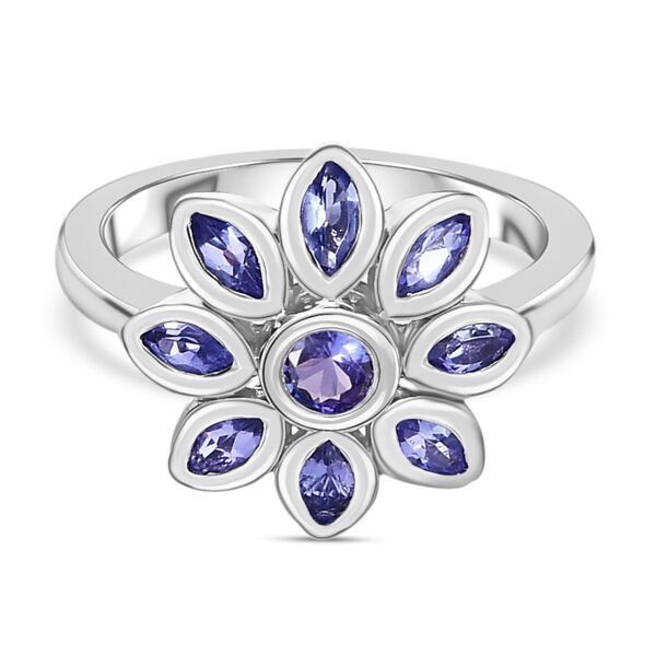 AA Tansanit Ring - 0,96 ct.