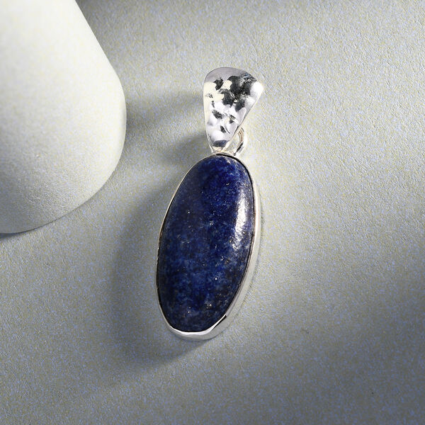 Lapislazuli Anh&auml;nger 925 Silber ca. 9,74 ct image number 2