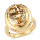 Citrin Ring 925 Silber vergoldet  ca. 5,40 ct image number 3