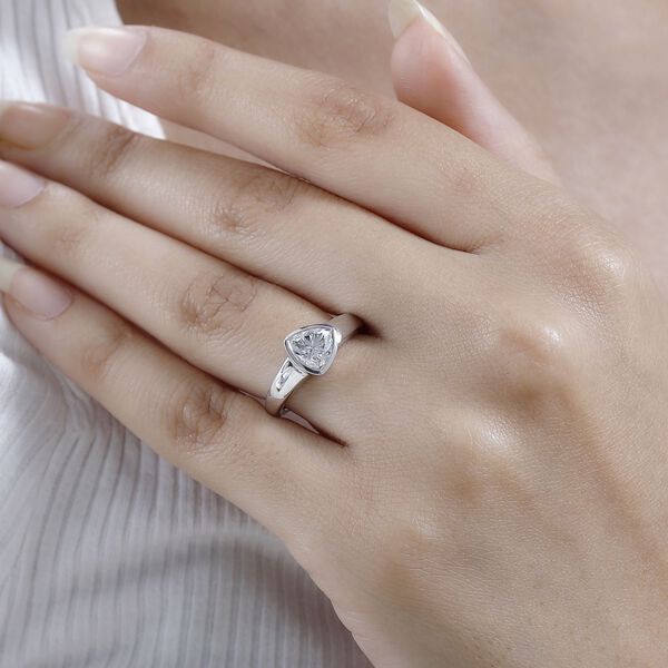 Moissanit Ring- 1,28 ct. image number 9