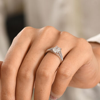 LUXURIANT VS-EF Labor Diamant Solit&auml;r-Stil Ring - 1 ct.