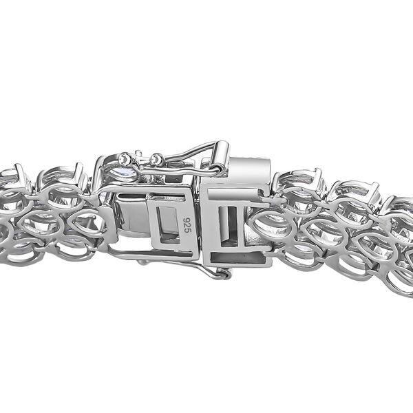 Tansanit Armband, 19 cm - 14,85 ct. image number 6