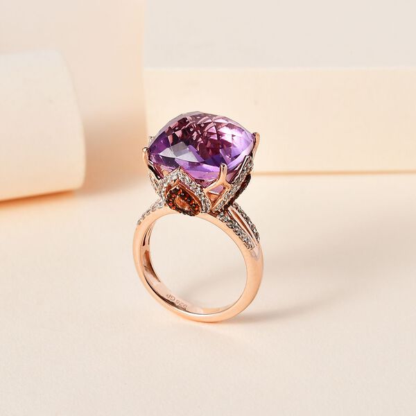 GP Italian Garden Kollektion - AAA Rose De France Amethyst Ring, ca. 10.86 ct image number 2