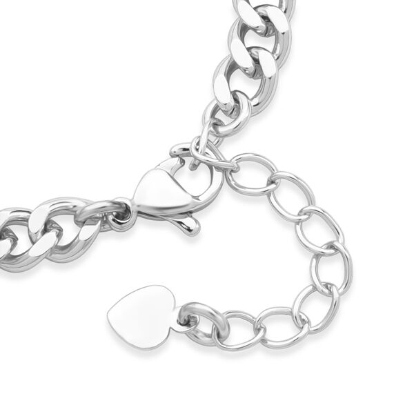 Gr&uuml;ner Kristall Armband ca. 19 cm + 5 cm Extender, Nickelfreies Messing image number 5