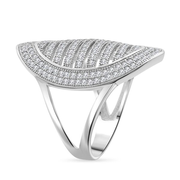 LUSTRO STELLA wei&szlig;er Zirkonia Cocktail Ring image number 4