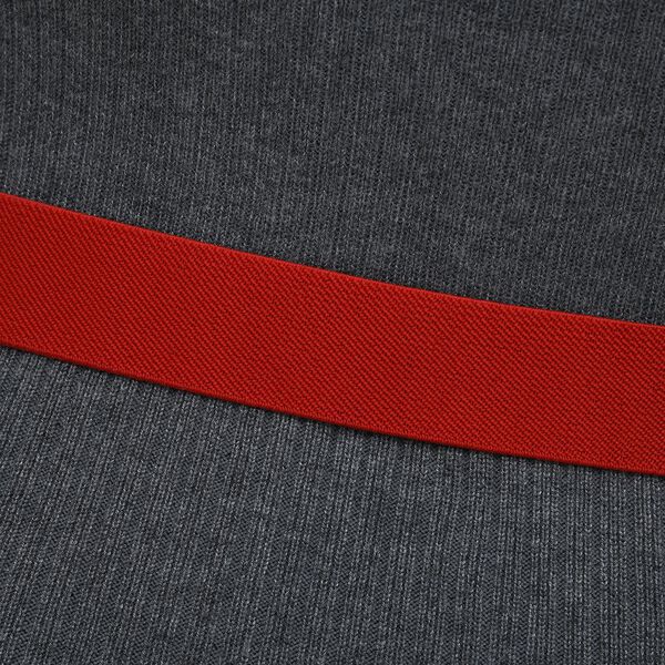 Gewebter G&uuml;rtel mit Metallschnalle, rot image number 6