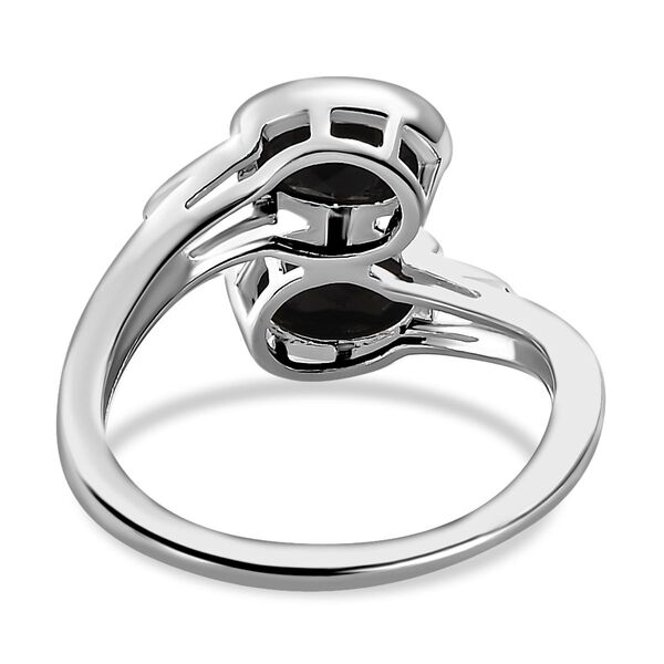 Schwarzer Spinell Ring 925 Silber (Gr&ouml;&szlig;e 17.00) ca. 2.23 ct image number 6