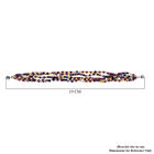 Schwarzes Spinell und afrikanisches Amethyst-Armband, ca. 19 cm, Edelstahl, ca. 58,95 ct image number 5