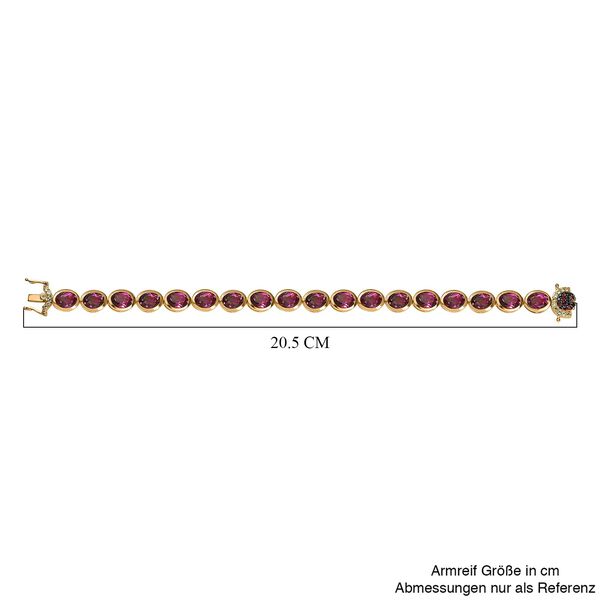 Wassermelonen Quarz Triplett und Multi-Edelstein-Armband image number 5