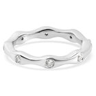 Diamant Ring 925 Silber platiniert (Größe 16.00) ca. 0,20 ct