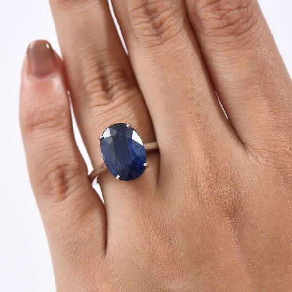 AAA Nat&uuml;rlicher Kaschmir-Kyanit Ring 585 Gold (Gr&ouml;&szlig;e 17.00) ca. 8,45 ct image number 3