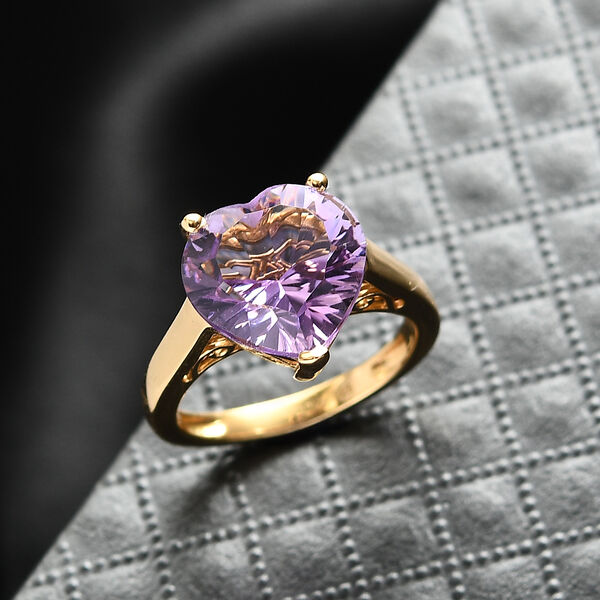D'Joy AA Rose De France Amethyst Ring - 5,41 ct. image number 2