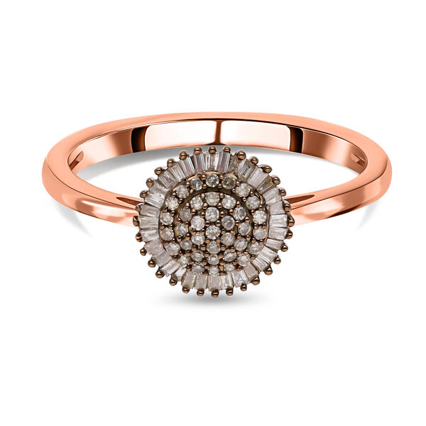 Nat&uuml;rlicher Champagner-Diamant-Ring - 0,33 ct.