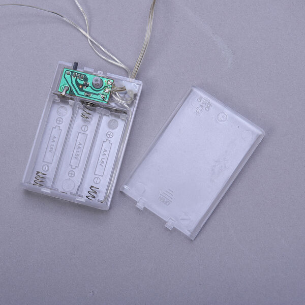 126 LED Vorhang warmweiße Lichterkette - Stern, 3xAA (nicht inkl.), Größe 350x85 cm image number 5