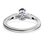 Tansanit und Zirkon Ring - 0,59 ct. image number 5