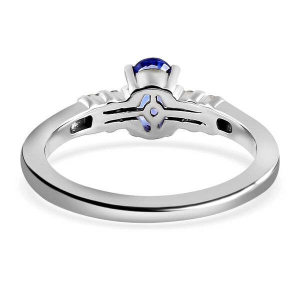 Tansanit und Zirkon Ring - 0,59 ct. image number 6
