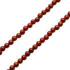 Rote Jaspis-Halskette, ca. 45 cm, silberfarben ca. 167,50 ct image number 3