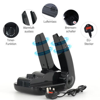 Schuhtrockner, Schwarz