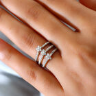 Diamant Ring 925 Silber platiniert  ca. 0,50 ct image number 2