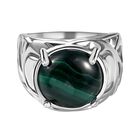 Malachit Ring Messing (Größe 20.00) ca. 7,87 ct