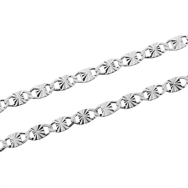 Italienische Valentinokette, 925 Silber, ca. 50 cm, ca. 2,42g image number 2