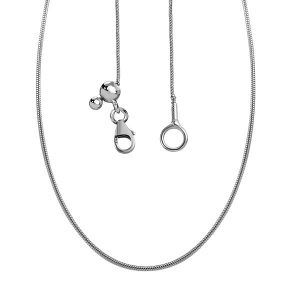 2er Set - Schlangenkette und Armband, Silber image number 6