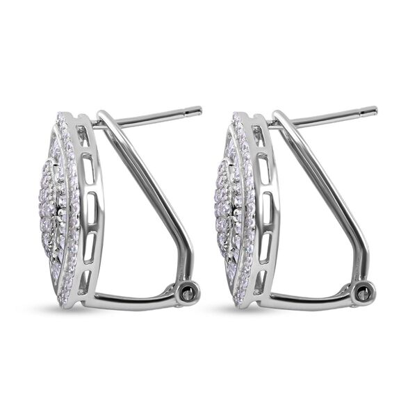 Lustro Stella - Wei&szlig;e Zirkonia Ohrringe, 925 Silber rhodiniert ca. 1.61 ct image number 2