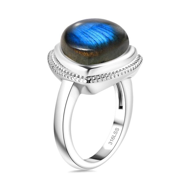 AAA Labradorit Ring - 7,60 ct. image number 6