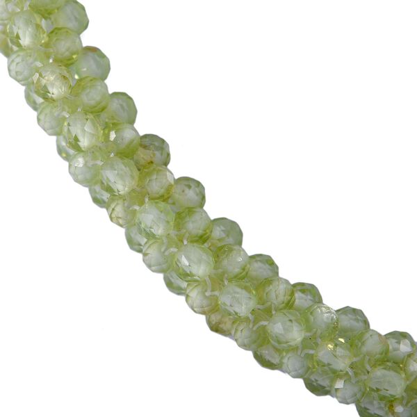 Nat&uuml;rliches Peridot Armband, ca. 20 cm, 925 Silber rhodiniert, ca. 27.50 ct image number 2