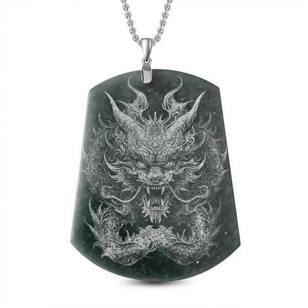 Jade Schmuckset 925 Silber rhodiniert ca. 110,00 ct. image number 0