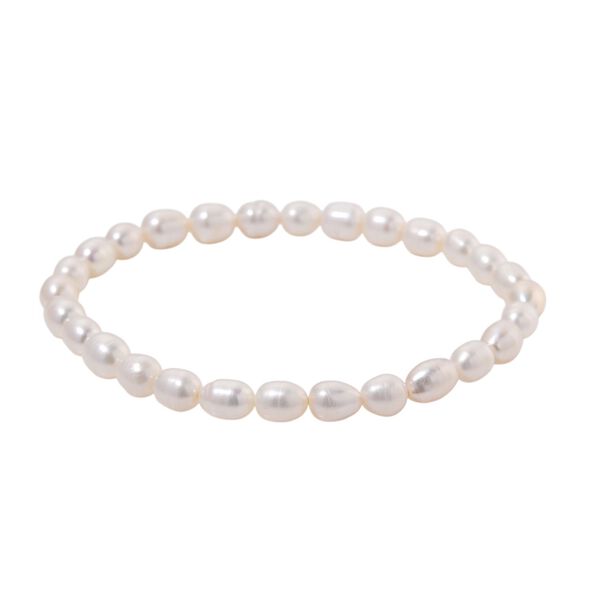 D'Joy AA Weiße Süßwasser Perle (6-7 mm) Schmuckset 925 Silber rhodiniert image number 6