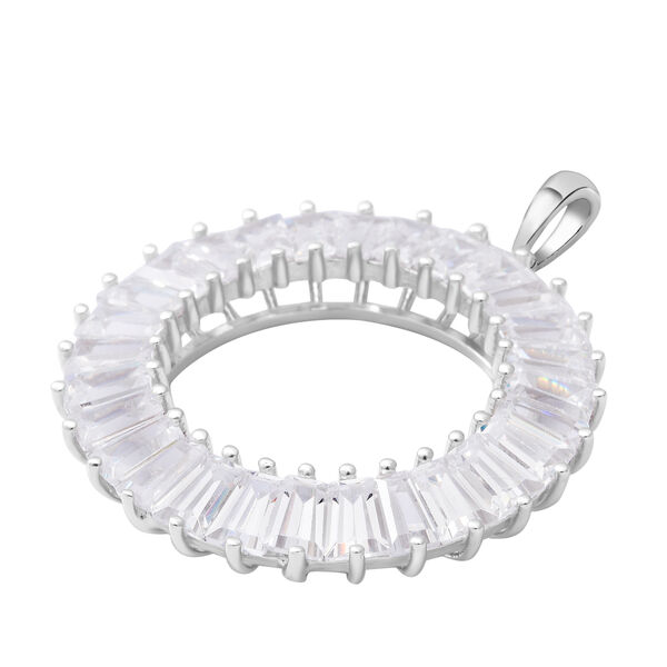 LUSTRO STELLA wei&szlig;er Zirkonia-Anh&auml;nger - 5,14 ct. image number 3