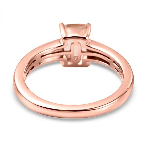 Morganit-Ring, 925 Silber Roségold Vermeil  ca. 0,84 ct image number 5