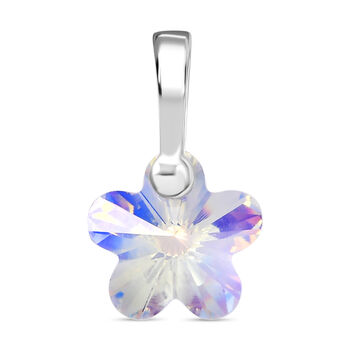 J Francis gefertigt mit SWAROVSKI- Wei&szlig;er Swarovski Kristall Anh&auml;nger