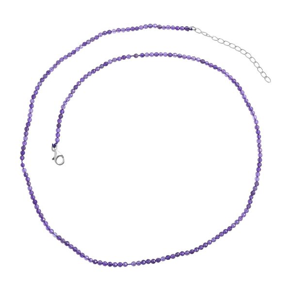 Afrikanische Amethyst 45+5cm Halskette - 15,71 ct.