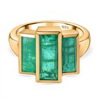 Smaragd Triplett Quarz Ring - 5,17 ct. image number 0