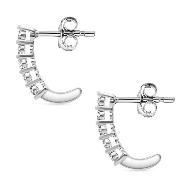 LUXURIANT SI-GH Labor Diamant Ohrringe, 925 Silber rhodiniert - 0,30 ct. image number 3