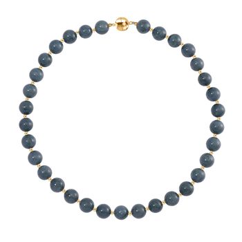 Nat&uuml;rliche Olmek Jadeit Halskette, 50 cm - 500 ct.